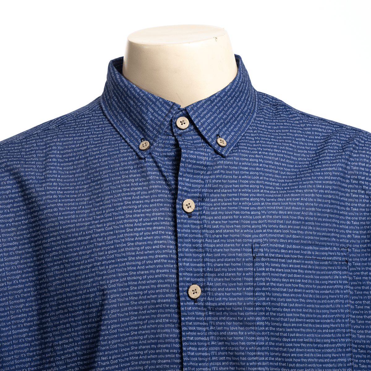 Men's Linen Textured Cotton Long Sleeve Pocket Shirt - TuneInk