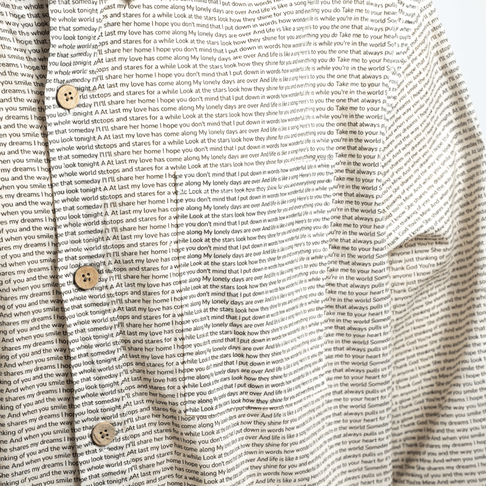 Men's Linen Textured Cotton Long Sleeve Pocket Shirt