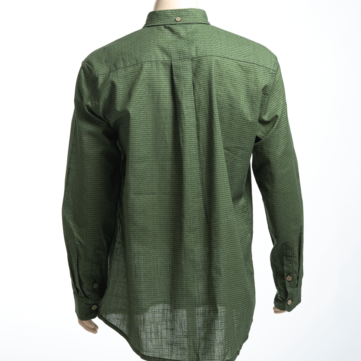Men's Linen Textured Cotton Long Sleeve Pocket Shirt - TuneInk