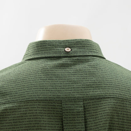 Men's Linen Textured Cotton Short Sleeve Shirt - TuneInk