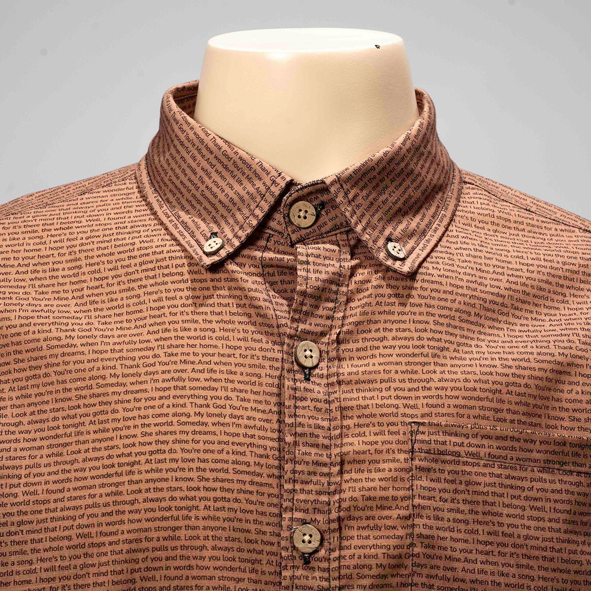 Men's Linen Textured Cotton Short Sleeve Shirt - TuneInk