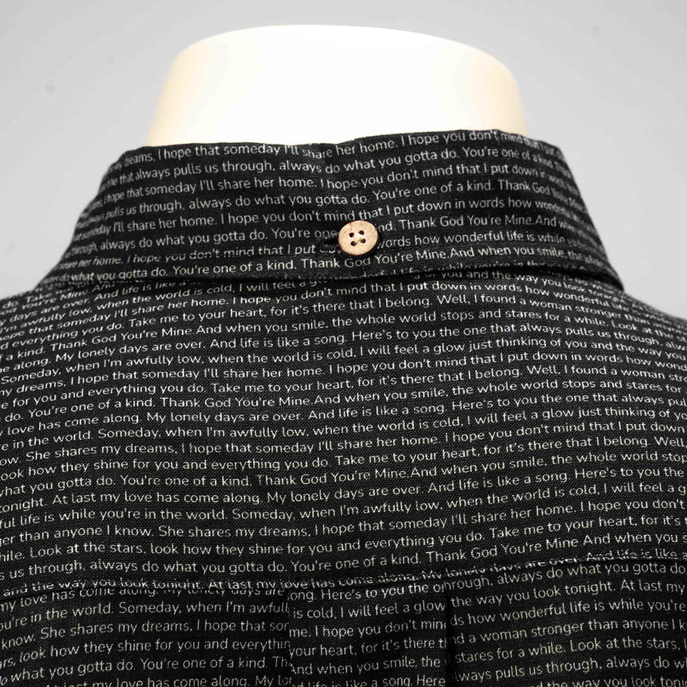Men's Linen Textured Cotton Short Sleeve Shirt