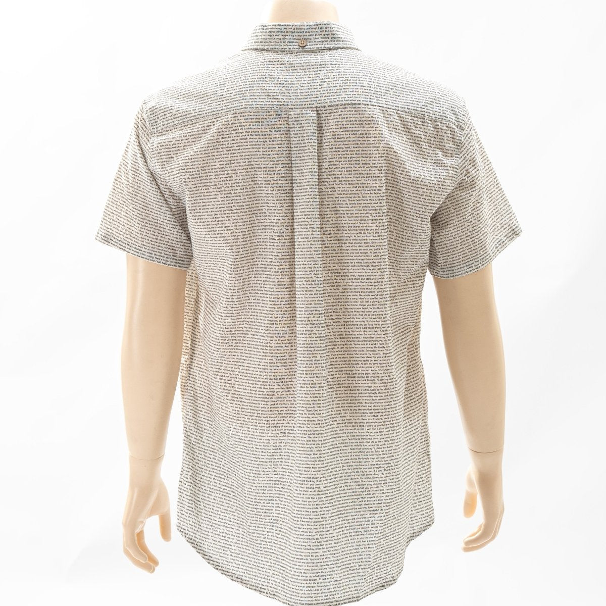 Men's Linen Textured Cotton Short Sleeve Shirt - TuneInk