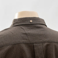 Men's Linen Textured Cotton Short Sleeve Shirt