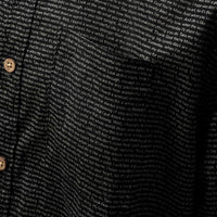 Men's Linen Textured Cotton Short Sleeve Shirt