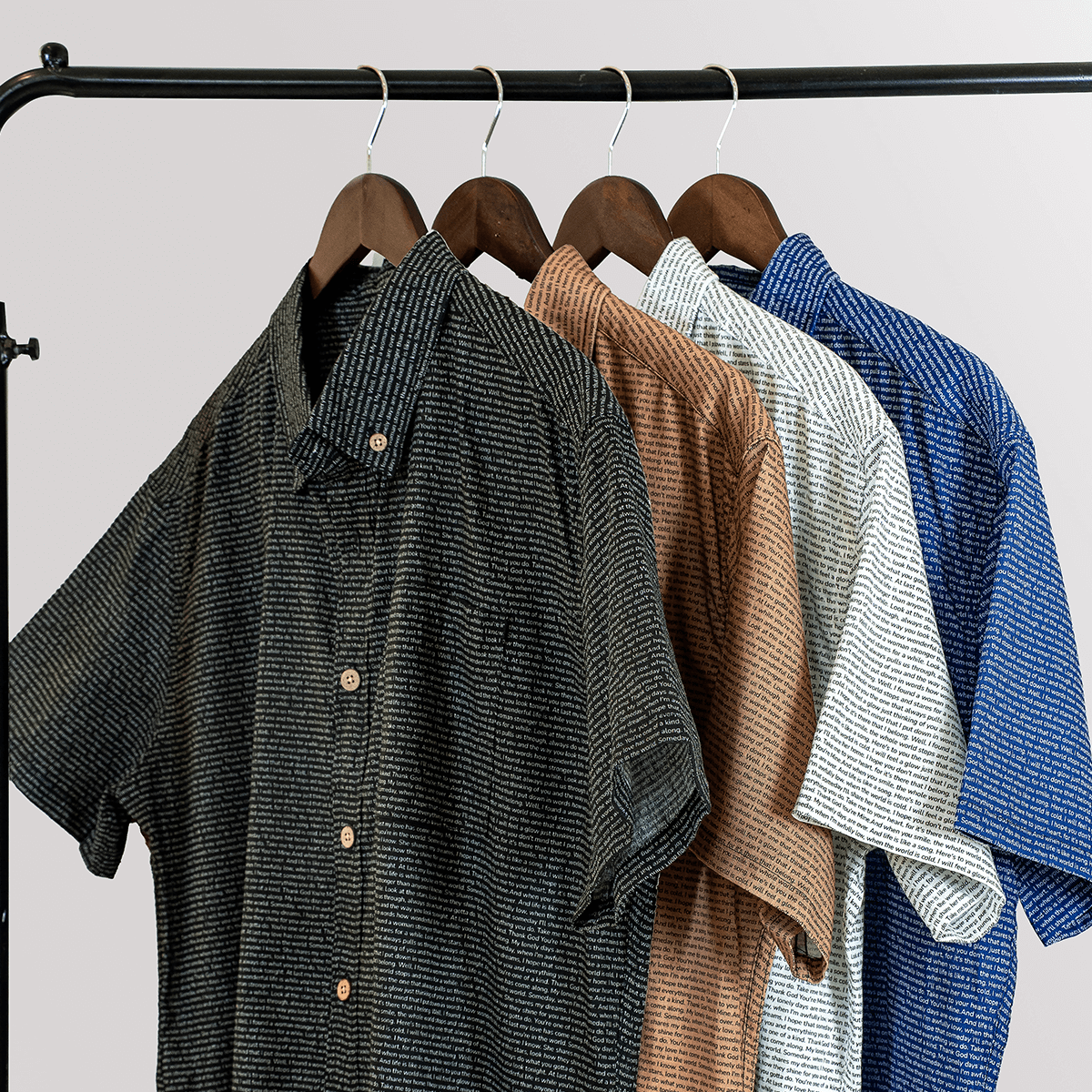 Men's Linen Textured Cotton Short Sleeve Shirt - TuneInk