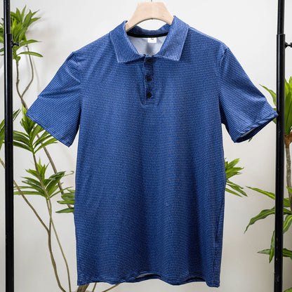 Men's Microfiber Jersey Polo Shirt - TuneInk