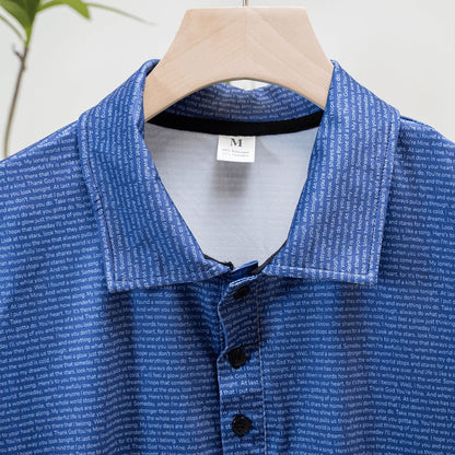 Men's Microfiber Jersey Polo Shirt - TuneInk