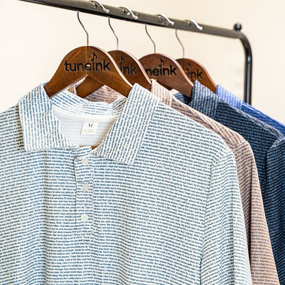 Men's Microfiber Jersey Polo Shirt - TuneInk