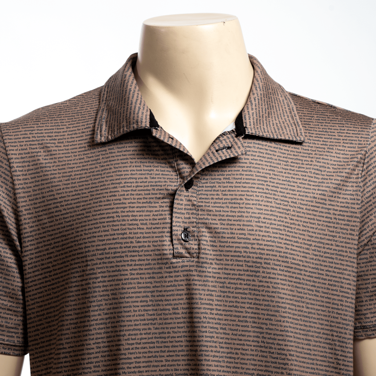 Men's Microfiber Jersey Polo Shirt - TuneInk