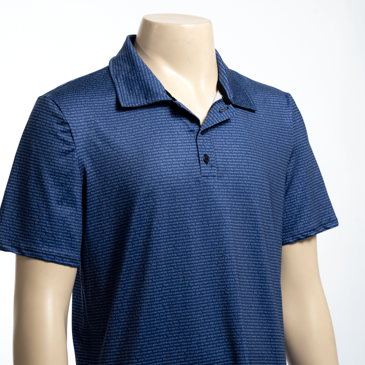 Men's Microfiber Jersey Polo Shirt - TuneInk