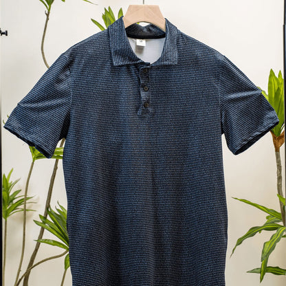 Men's Microfiber Jersey Polo Shirt - TuneInk