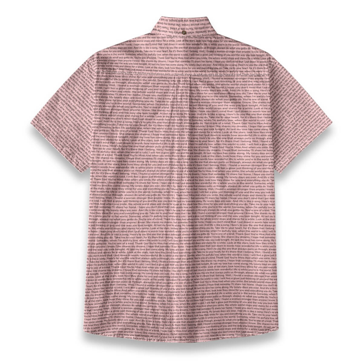 Men's Linen-Look Textured Cotton Short Sleeve Button-Up Shirt