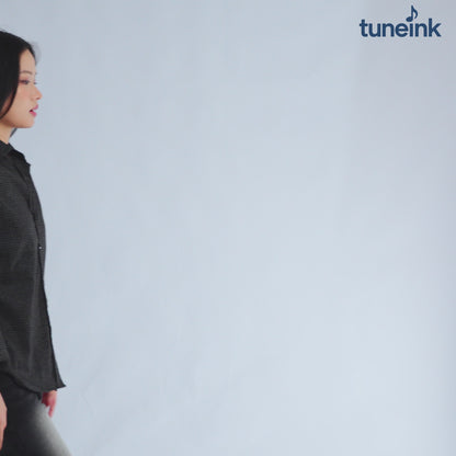 Women's Linen Textured Cotton 3/4 Sleeve Shirt