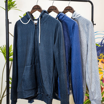 Unisex Heavy Fleece Zip Up Hoodie - TuneInk