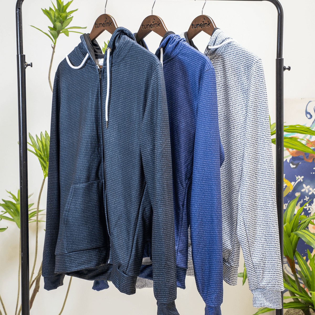 Unisex Heavy Fleece Zip Up Hoodie - TuneInk