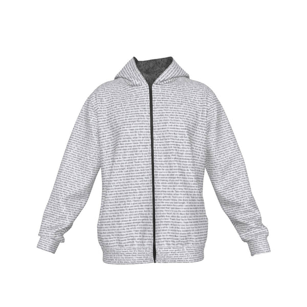 Unisex Sherpa Fleece Zip Up Hoodie