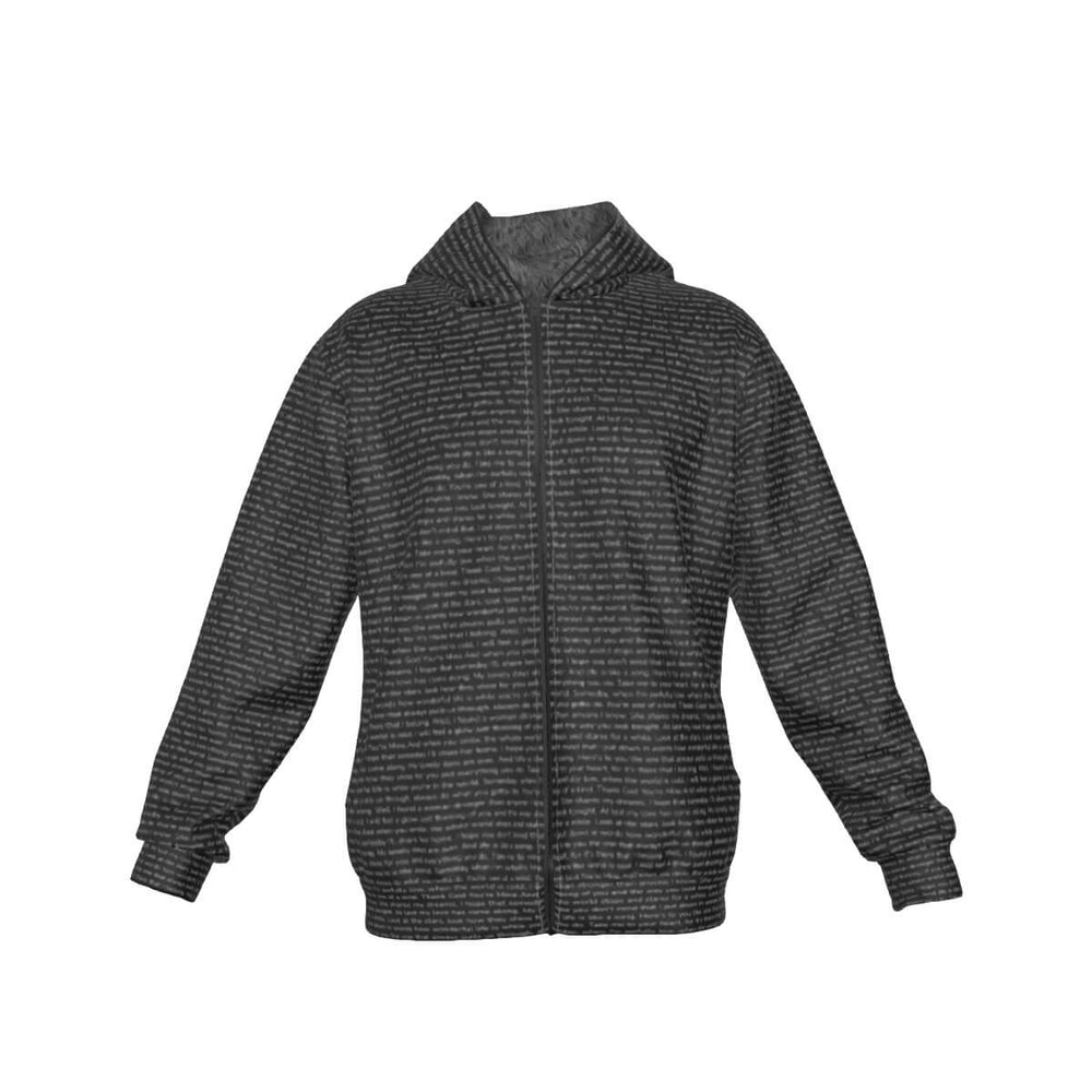 Unisex Sherpa Fleece Zip Up Hoodie