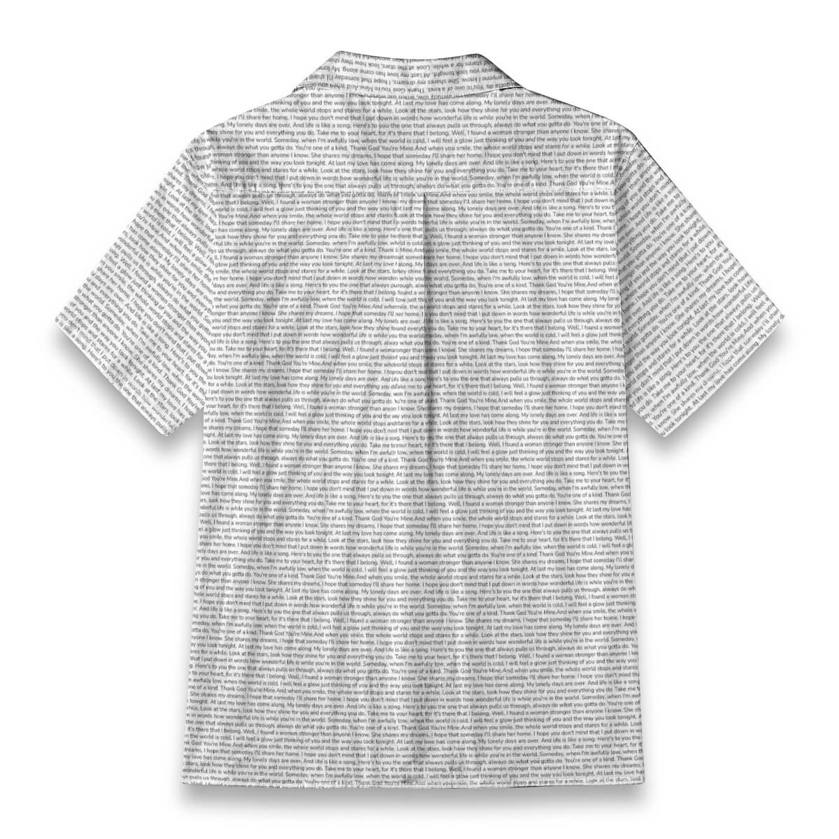 Men's Linen-Look Textured Cotton Hawaiian Shirt
