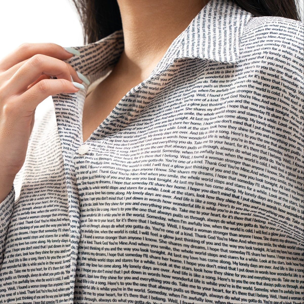 Women's Chiffon Shirt - TuneInk