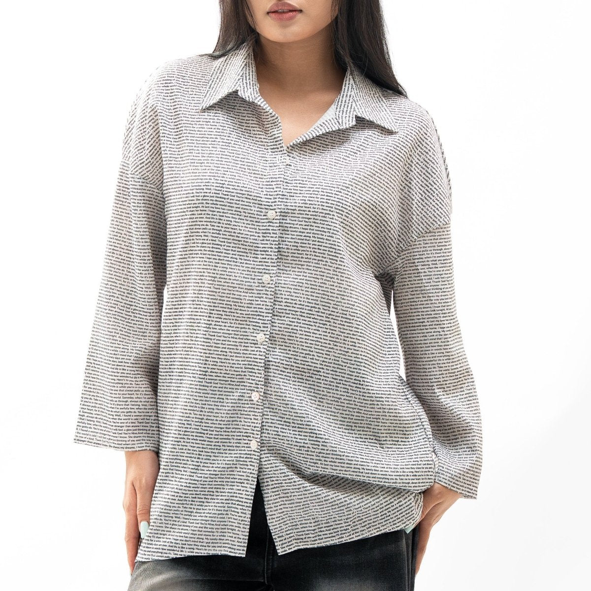 Women's Chiffon Shirt - TuneInk