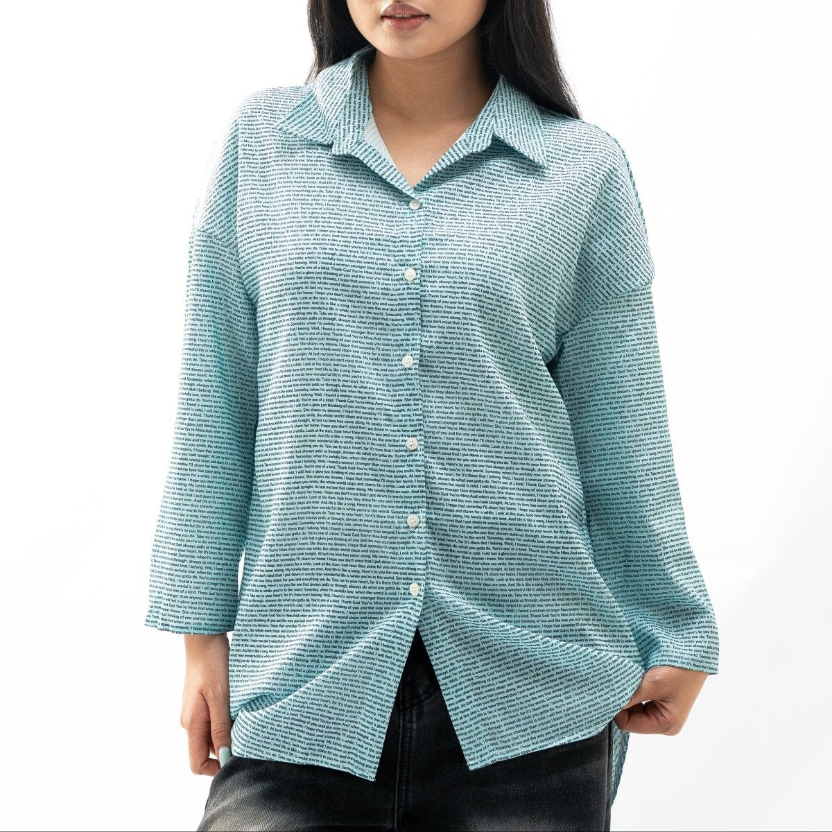 Women's Chiffon Shirt - TuneInk