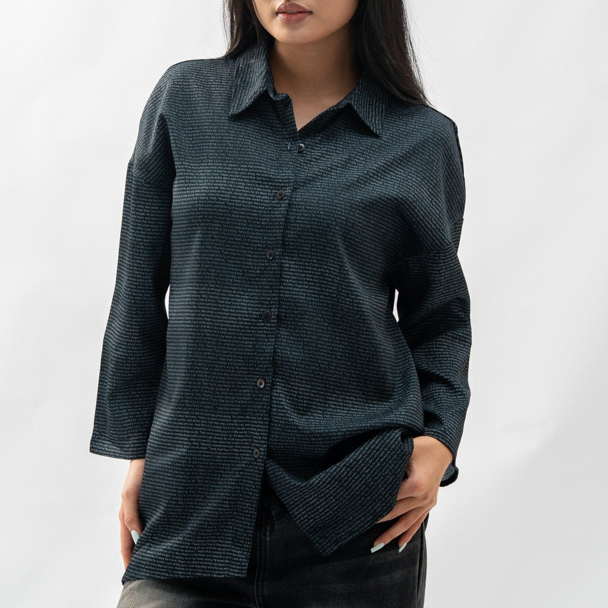 Women's Chiffon Shirt - TuneInk