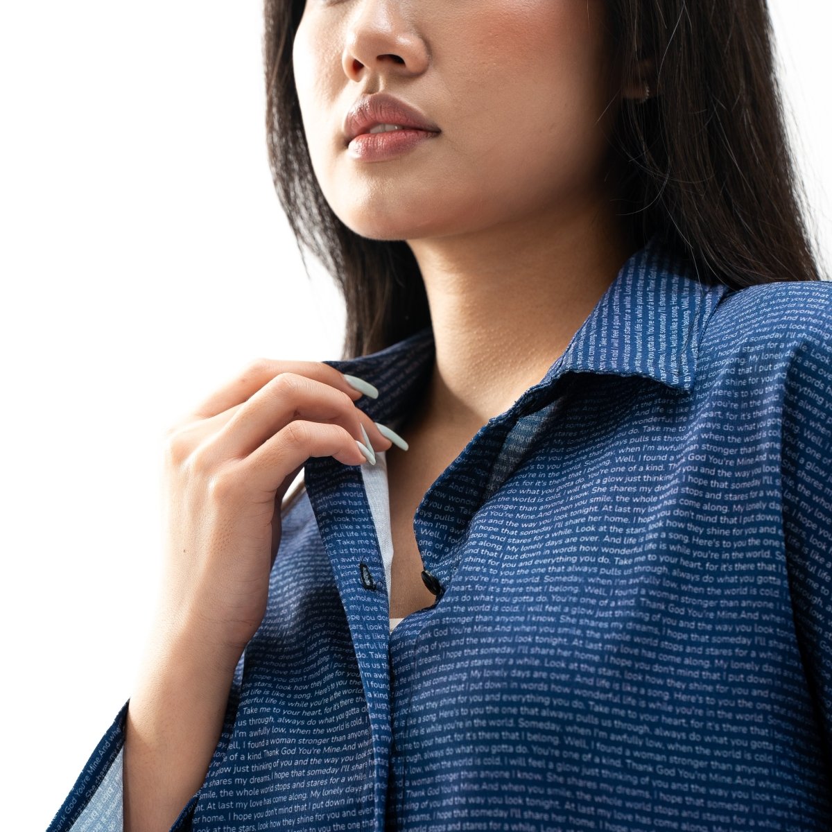 Women's Chiffon Shirt - TuneInk