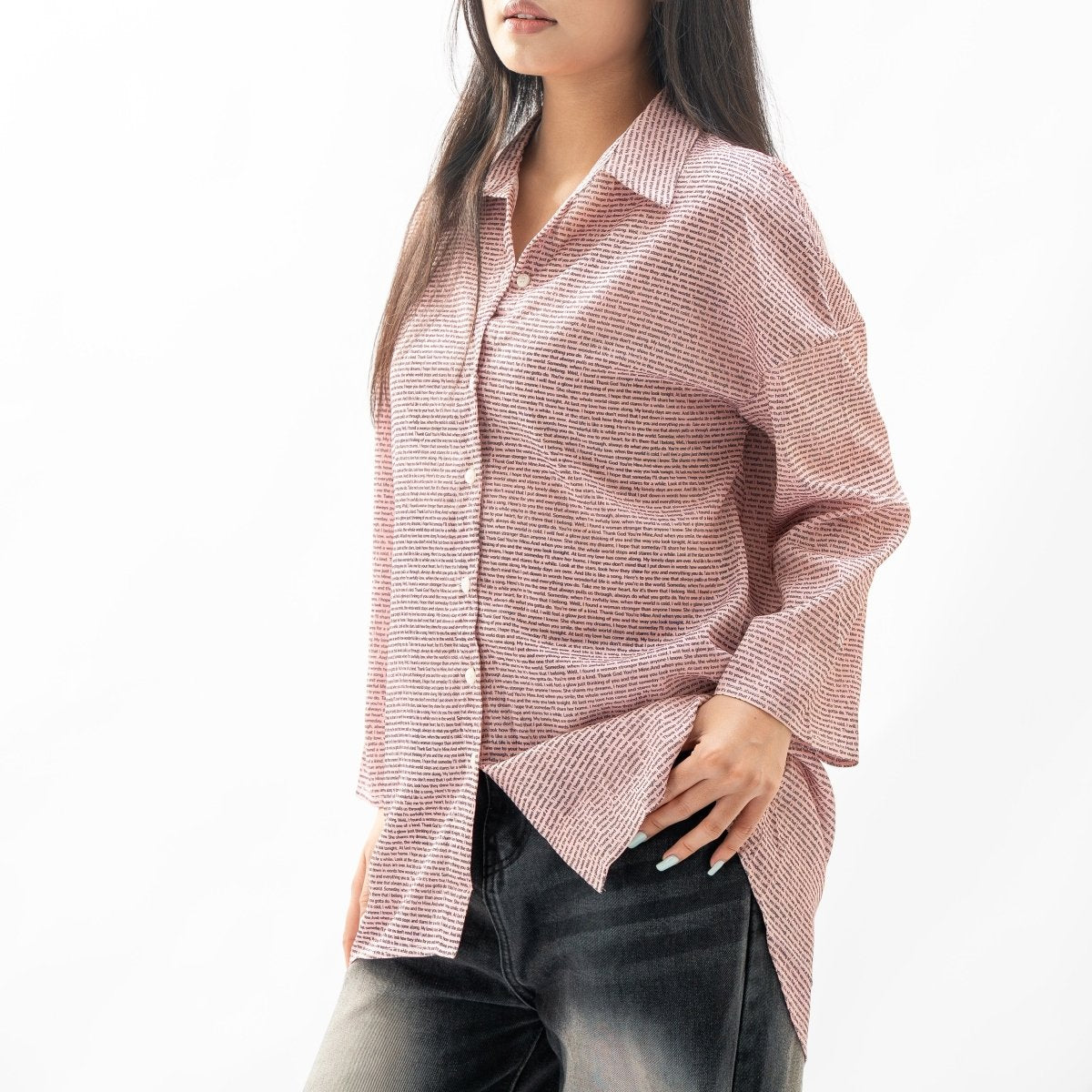 Women's Chiffon Shirt - TuneInk