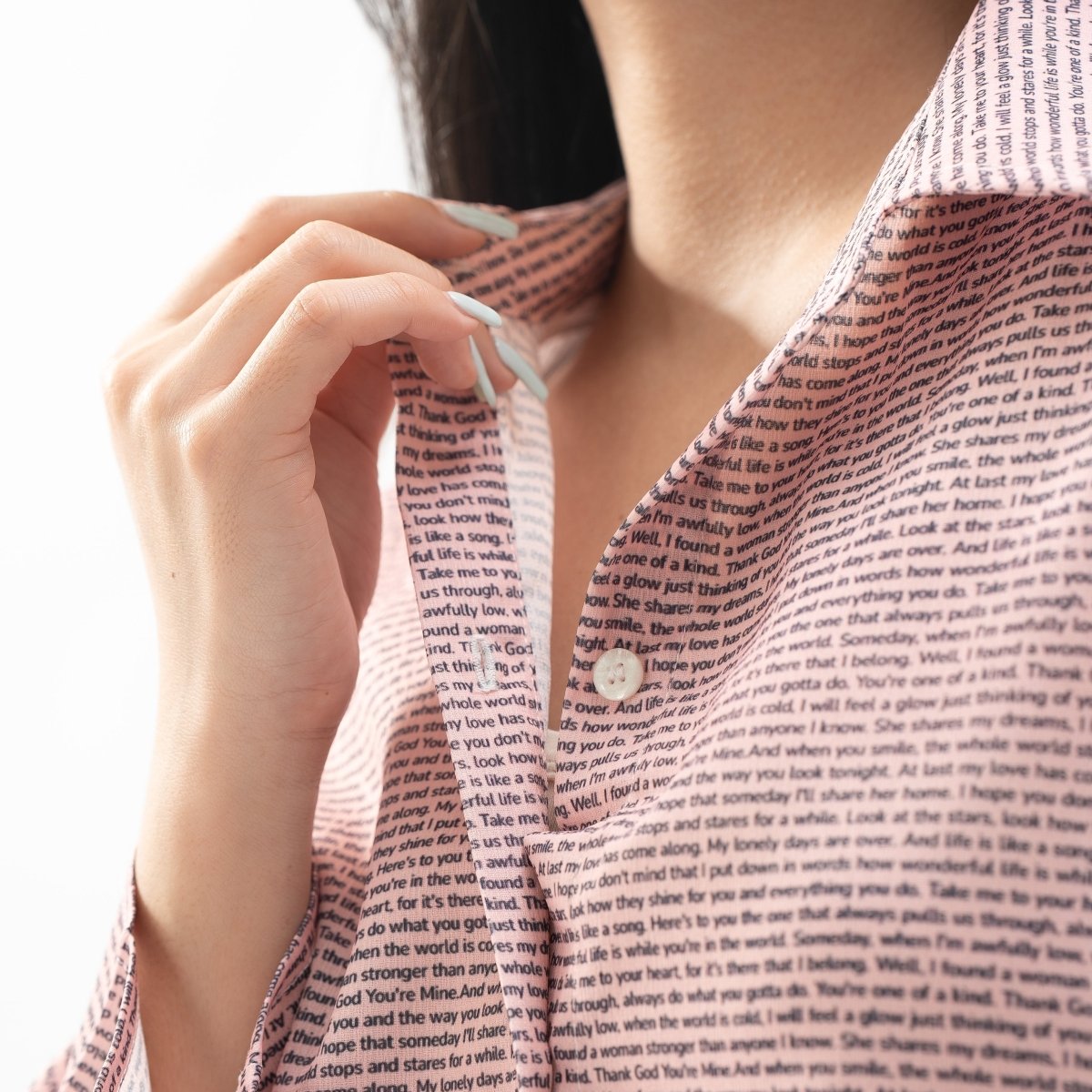 Women's Chiffon Shirt - TuneInk