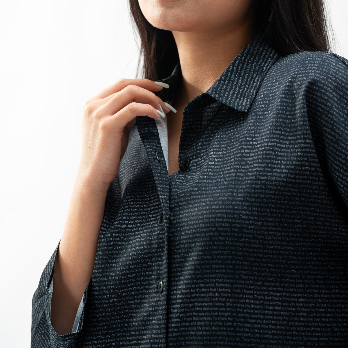 Women's Chiffon Shirt - TuneInk