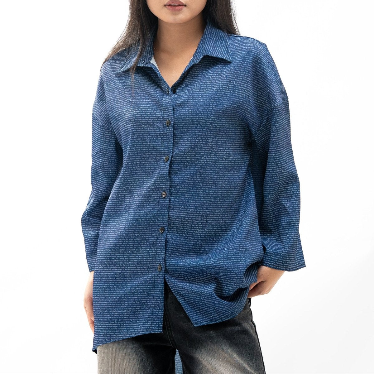 Women's Chiffon Shirt - TuneInk