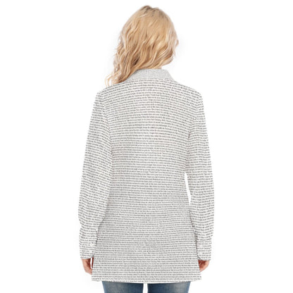 Women's Cotton Long Sleeve Button - Up Shirt - TuneInk