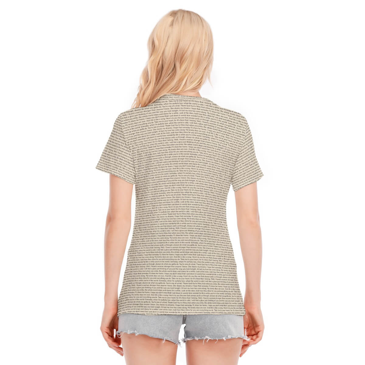 Women's Cotton O - Neck T-Shirt - TuneInk