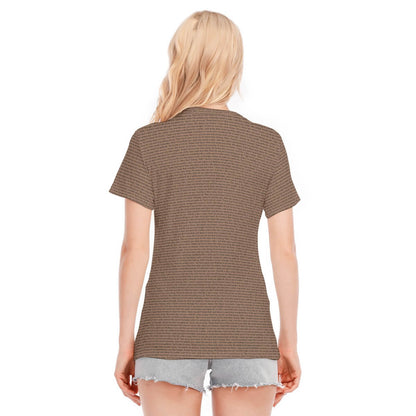 Women's Cotton O - Neck T-Shirt - TuneInk