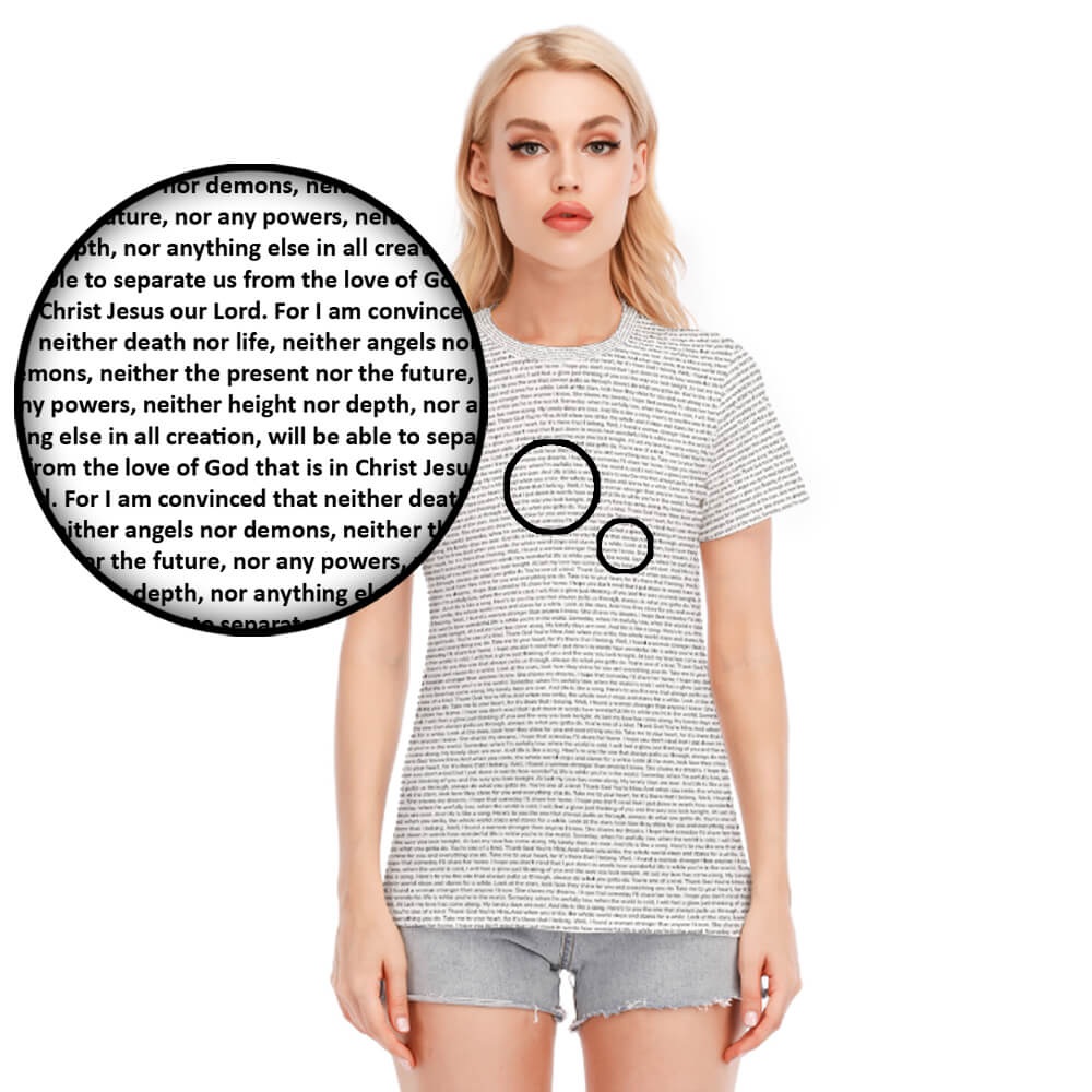 Women's Cotton O - Neck T-Shirt - TuneInk