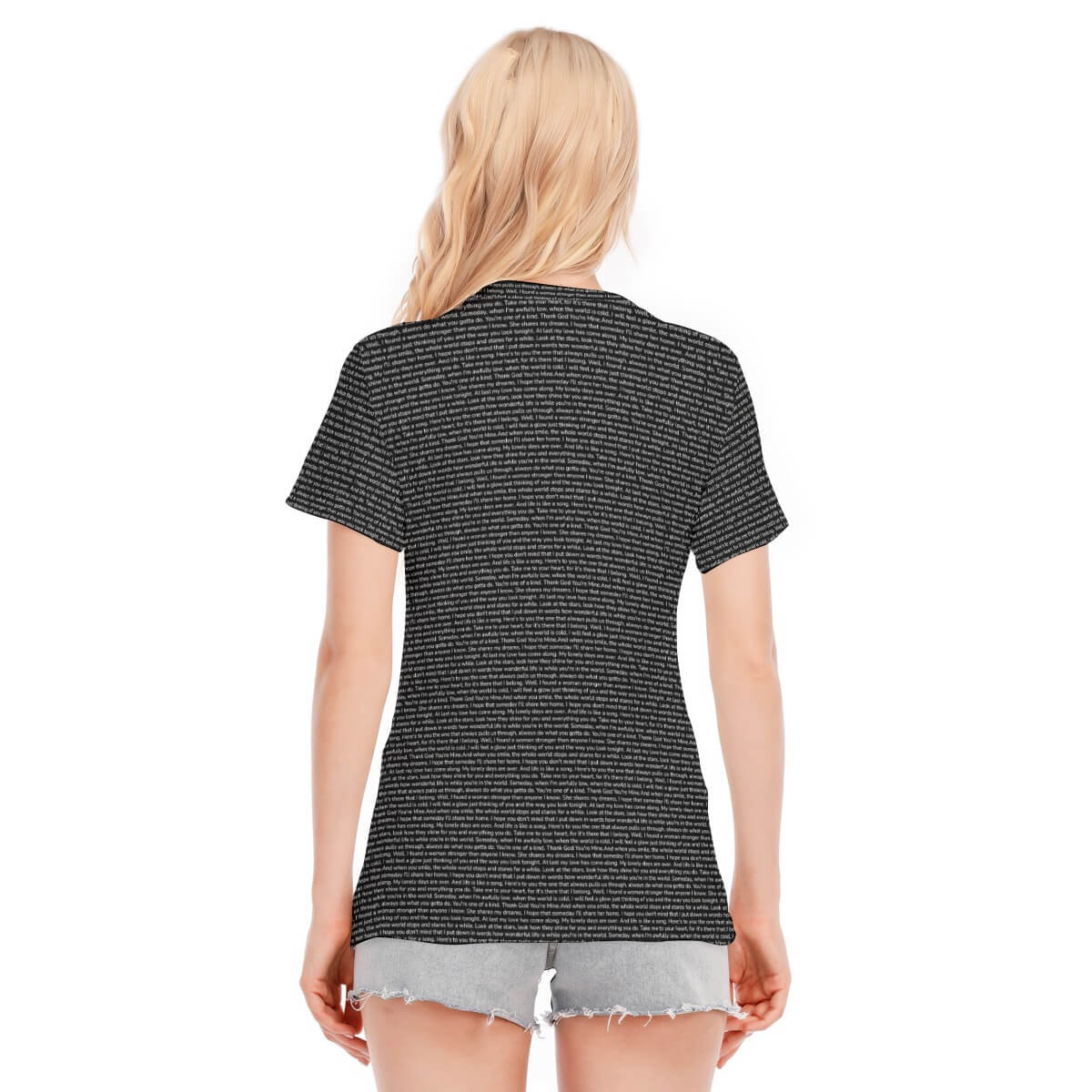 Women's Cotton O - Neck T-Shirt - TuneInk