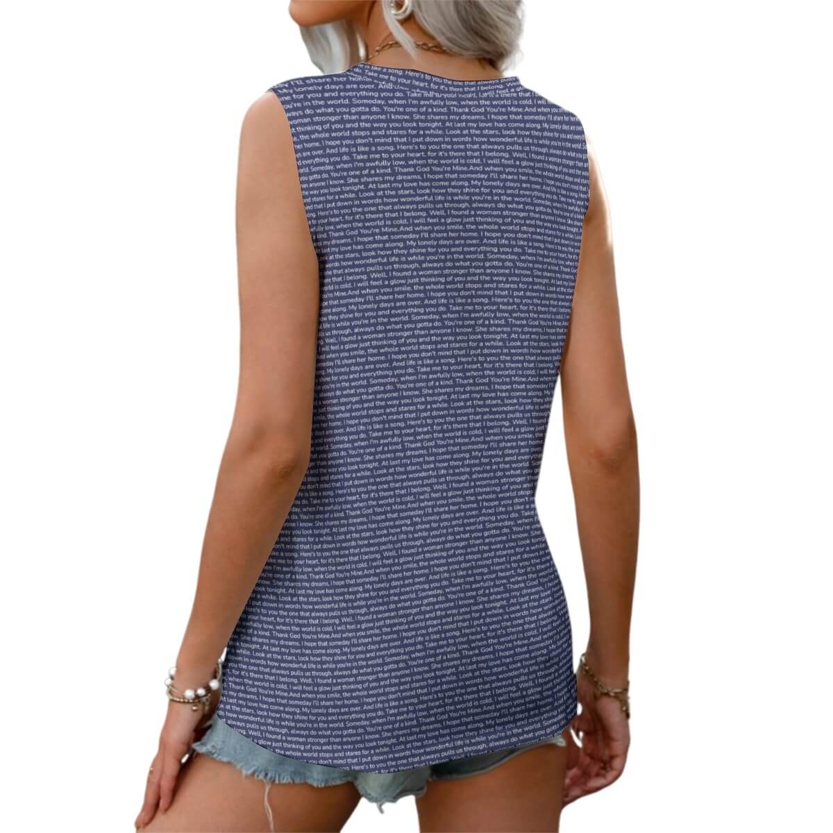 Women's Cotton Sports Vest - TuneInk