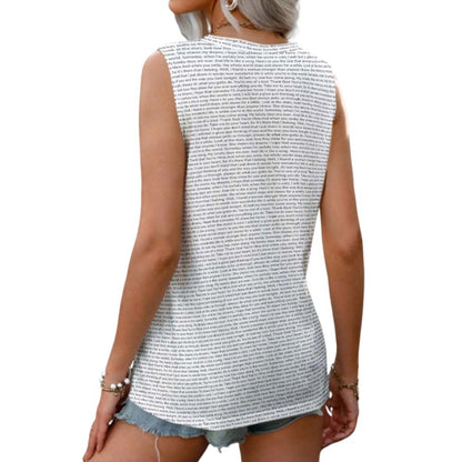 Women's Cotton Sports Vest - TuneInk