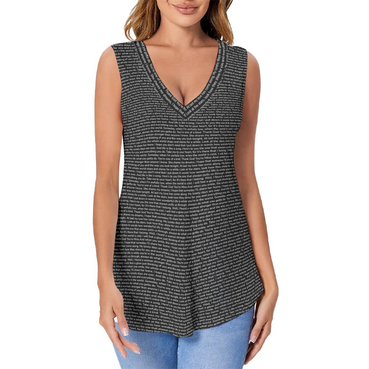 Women's Cotton Sports Vest - TuneInk