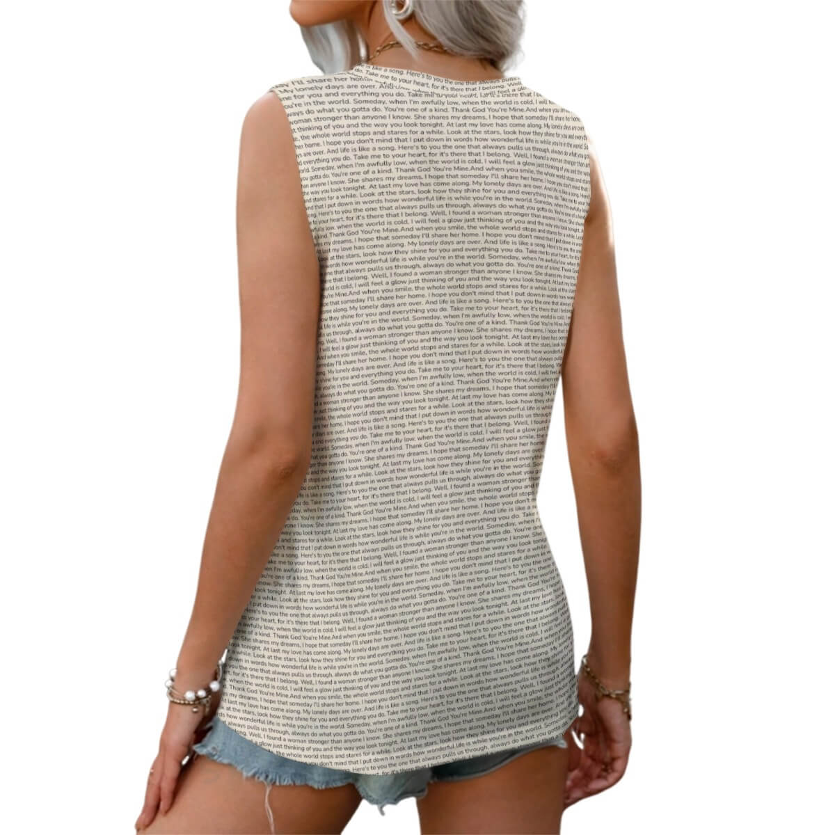 Women's Cotton Sports Vest - TuneInk