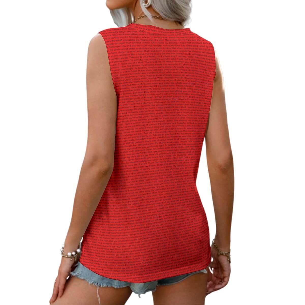 Women's Cotton Sports Vest - TuneInk