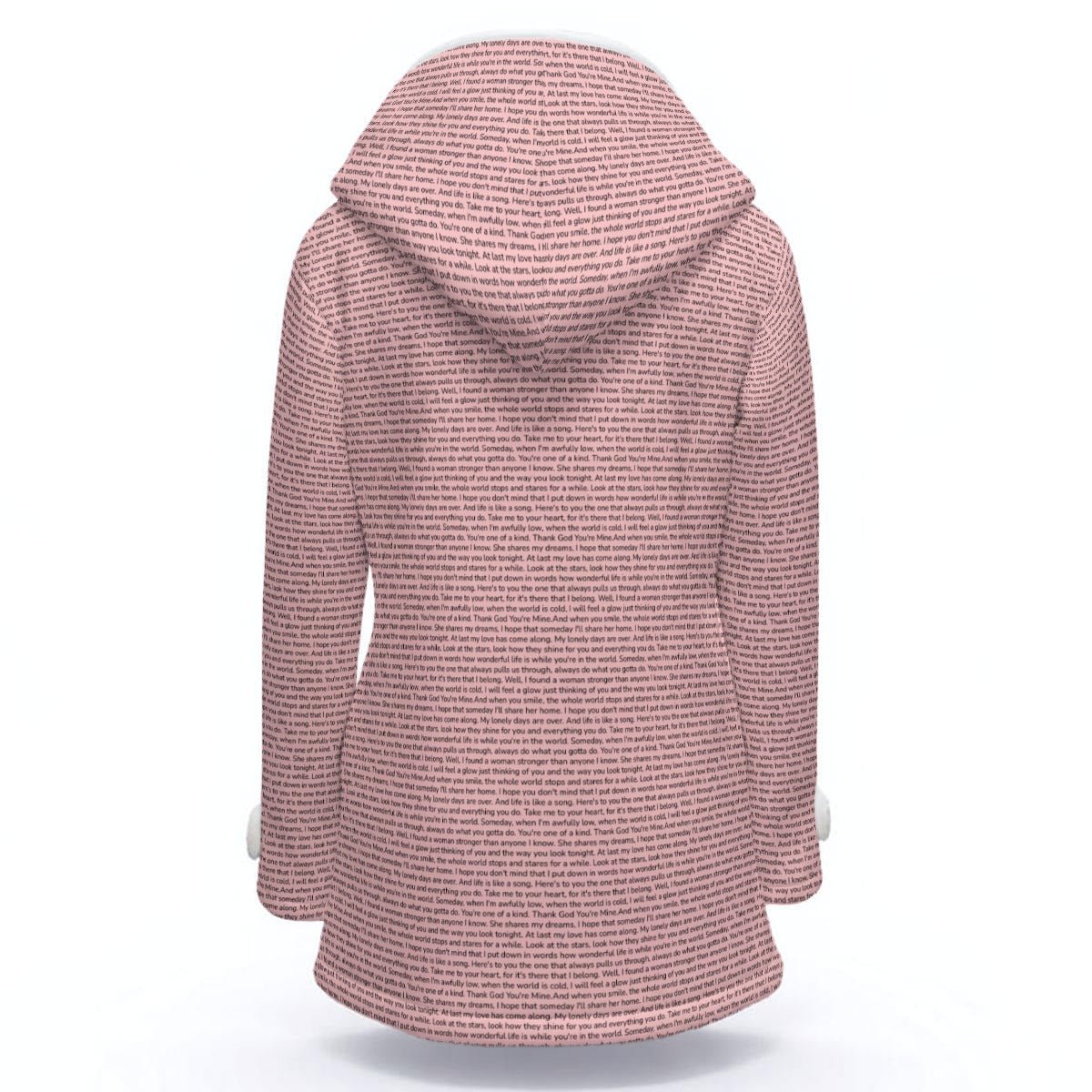 Women's Hooded Double - Breasted Winter Coat With Fleece - TuneInk