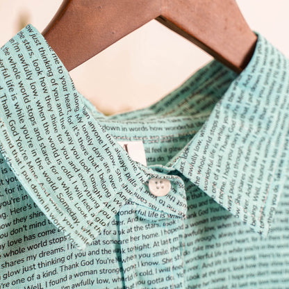 Women's Linen Textured Cotton 3/4 Sleeve Shirt - TuneInk