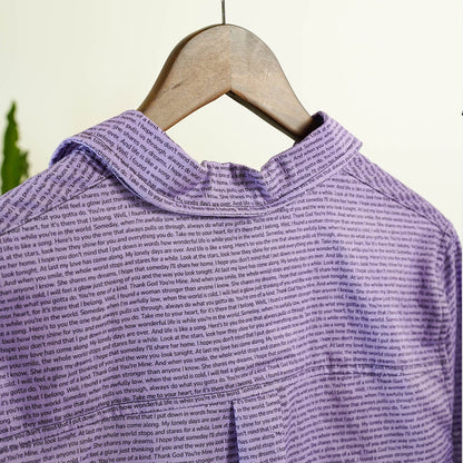 Women's Linen Textured Cotton 3/4 Sleeve Shirt - TuneInk