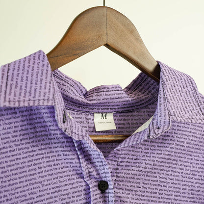 Women's Linen Textured Cotton 3/4 Sleeve Shirt - TuneInk
