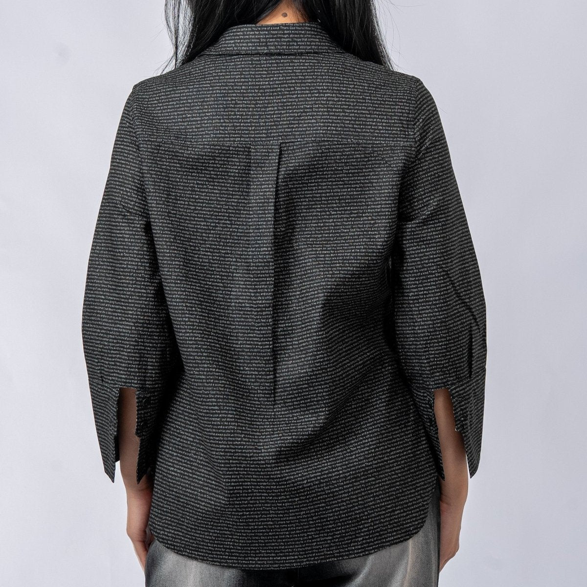 Women's Linen Textured Cotton 3/4 Sleeve Shirt - TuneInk