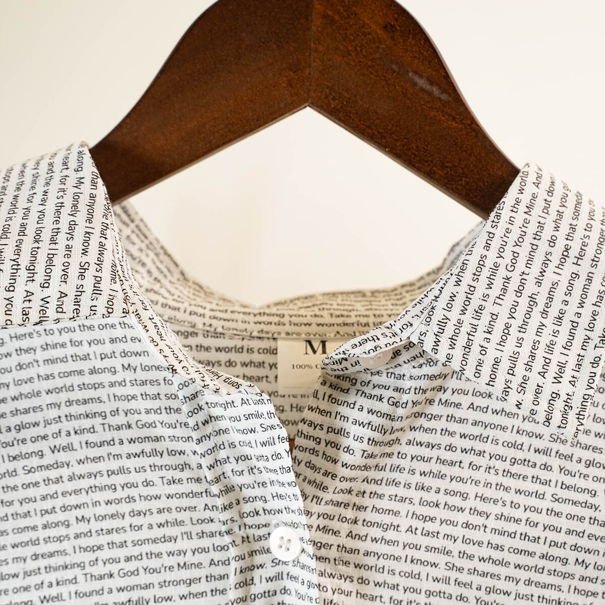 Women's Linen Textured Cotton 3/4 Sleeve Shirt - TuneInk