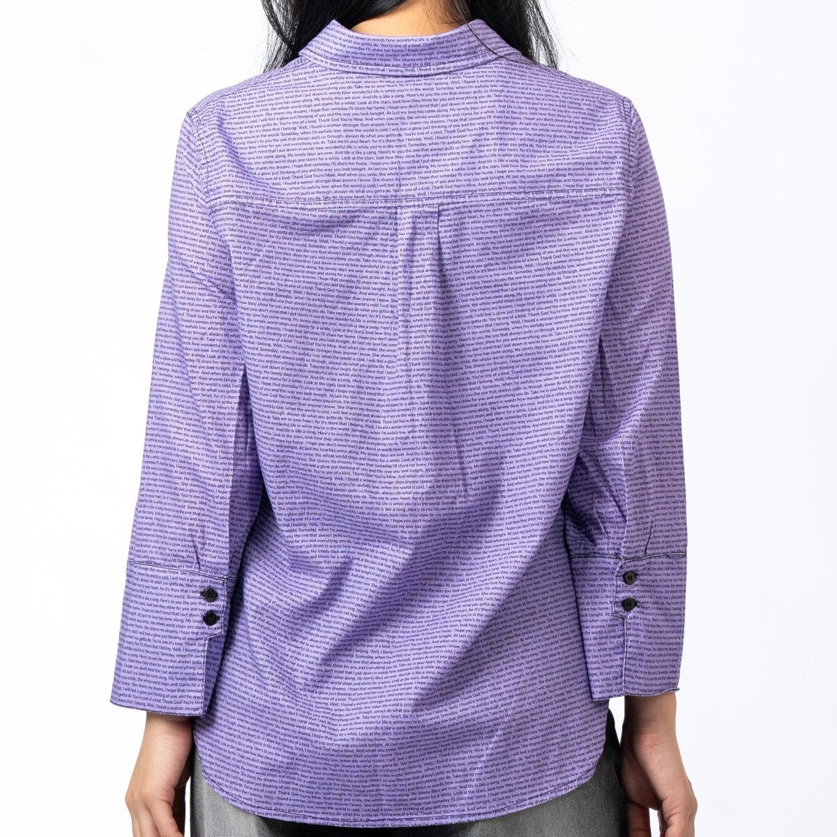 Women's Linen Textured Cotton 3/4 Sleeve Shirt - TuneInk