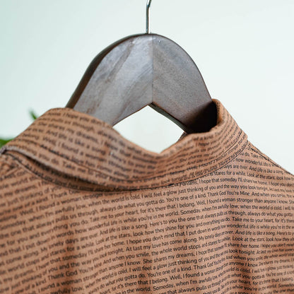 Women's Linen Textured Cotton 3/4 Sleeve Shirt - TuneInk